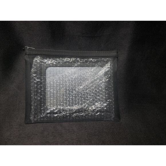 Mary Kay Portable Black Travel Makeup Pop Up Mirror & Zip Mesh Bag Set of 2 NEW - Picture 8 of 8